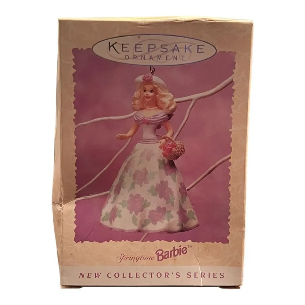Hallmark Keepsake Ornament Springtime Barbie 1995 First in Series Easter